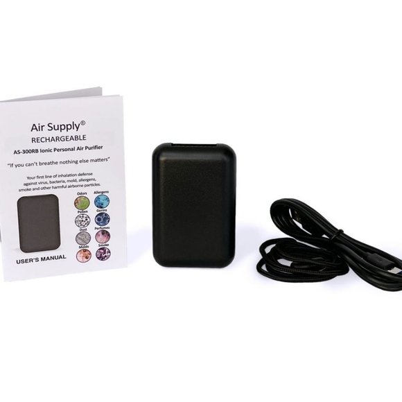 Wein Air Supply® Rechargeable AS-300RB Wearable Ionic Air Purifier - Picture 2 of 4